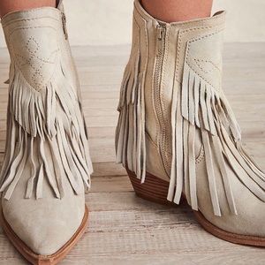 Free People Lawless Fringe boots